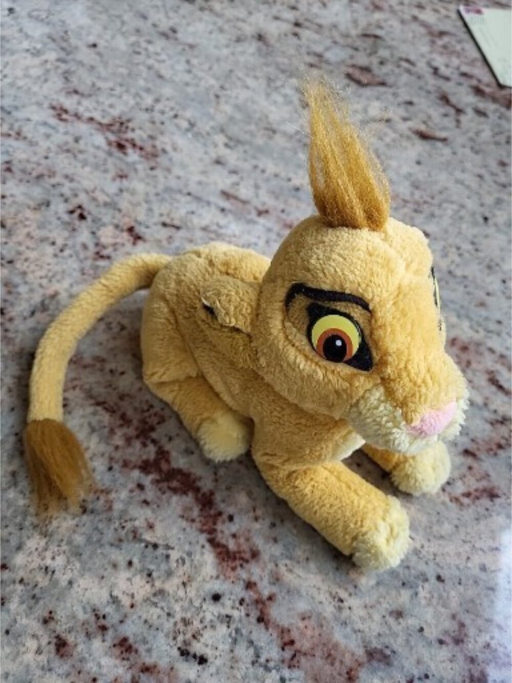 Applause Disney The Lion King Baby Simba 9" Stuffed Animal Beanie Plush Toy Tag